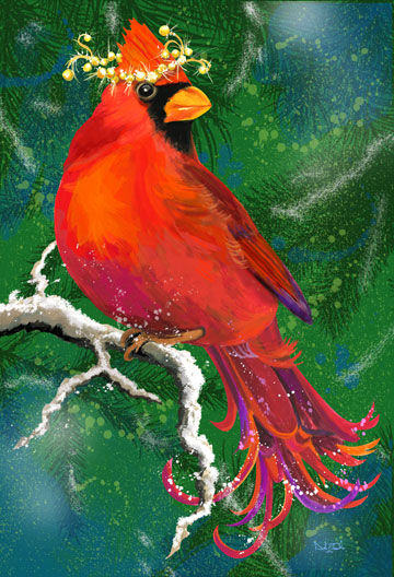 Cardinal Headress