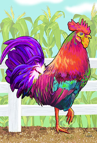 colorful rooster