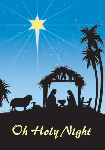 nativity silouette