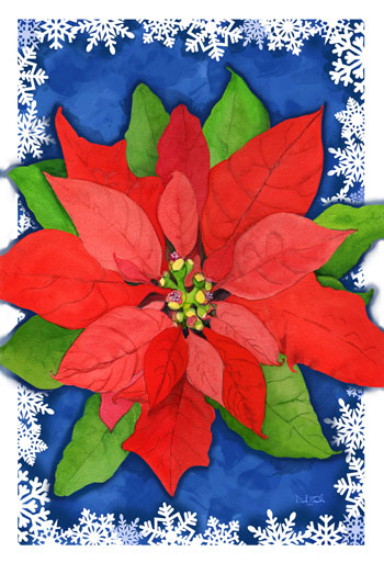 poinsettia snowflake